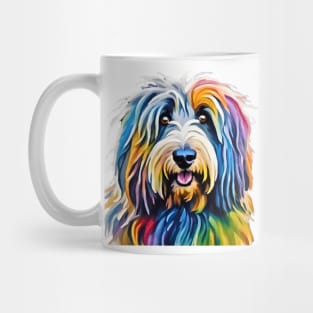 Pop-Art Bergamasco Sheepdog Impressionism Mug